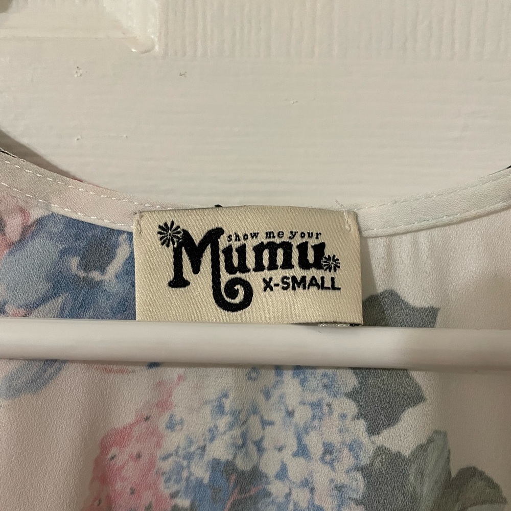 Show Me Your Mumu floral cold shoulder blouse